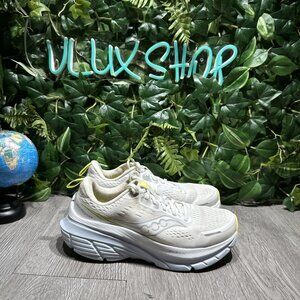 Saucony Guide 18 Womens 8 Wide White Blue Road Running Shoes Sneakers